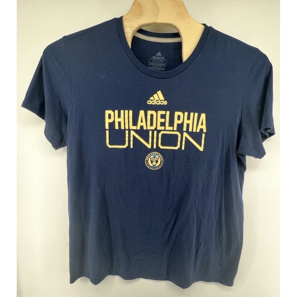 Adidas Go To Performance Philadelphia Union T Shirt Mens XXL 2XL Big Graphic